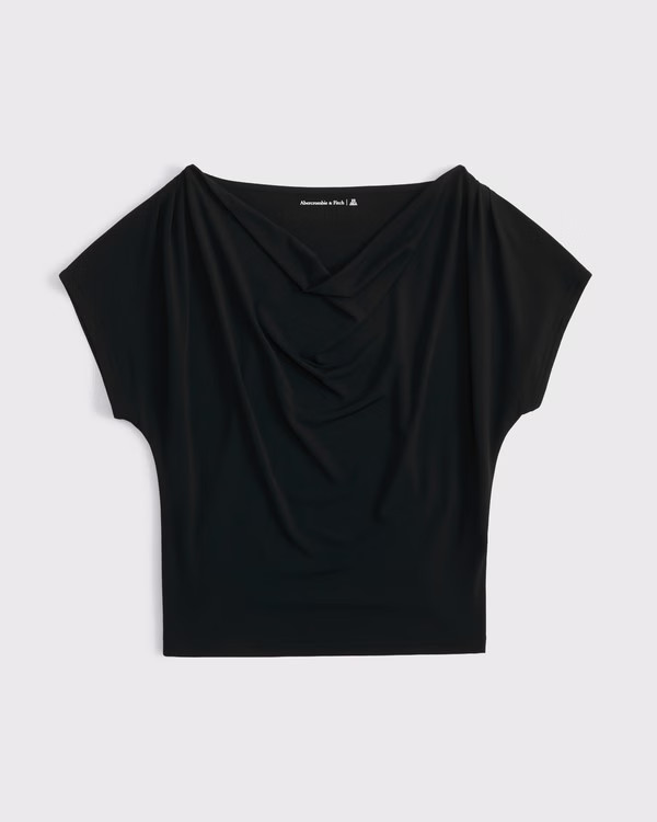 Draped Asymmetrical Top | Abercrombie & Fitch (US)