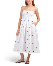 Embroidered Seashell Sleeveless Maxi Dress | Casual Dresses  | Marshalls | Marshalls