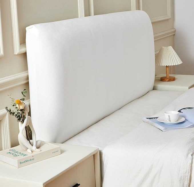 Zion Praiser Stretch Velvet Bed Headboard Slipcover Protector Cover for Headboard Fabric Solid Co... | Amazon (US)