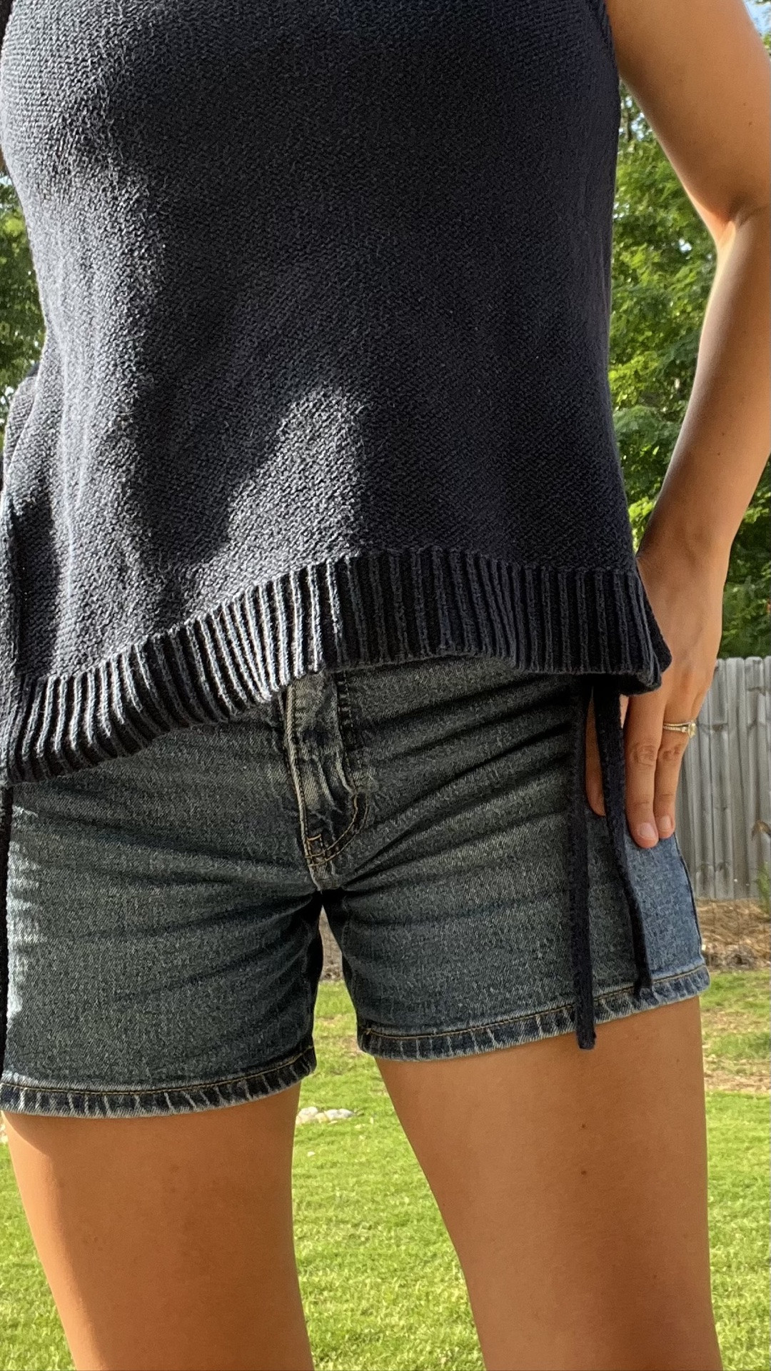 I found THE mom short of the summer! I was so close to snagging the viral target agolde dupes, but I just have such bad luck with denim shorts that have a split seam. Anyone else get SO tired of the seams curling after washing?

Enter THESE denim shorts for only $18! They are the perfect medium wash (this post has no filter or color editing) and have a good amount of stretch. Even better is that the waist is more fitted for the perfect curvy look, no gaping waistband 🙌🏽 and the ideal 5" length. The rise is right at my belly button, so I'd say it is medium-high. 

I kept my true size (5'8.5" and 145-150 lbs and got the size 8) Snag them now!!!

#LTKmomlife #LTKTall #LTKootd