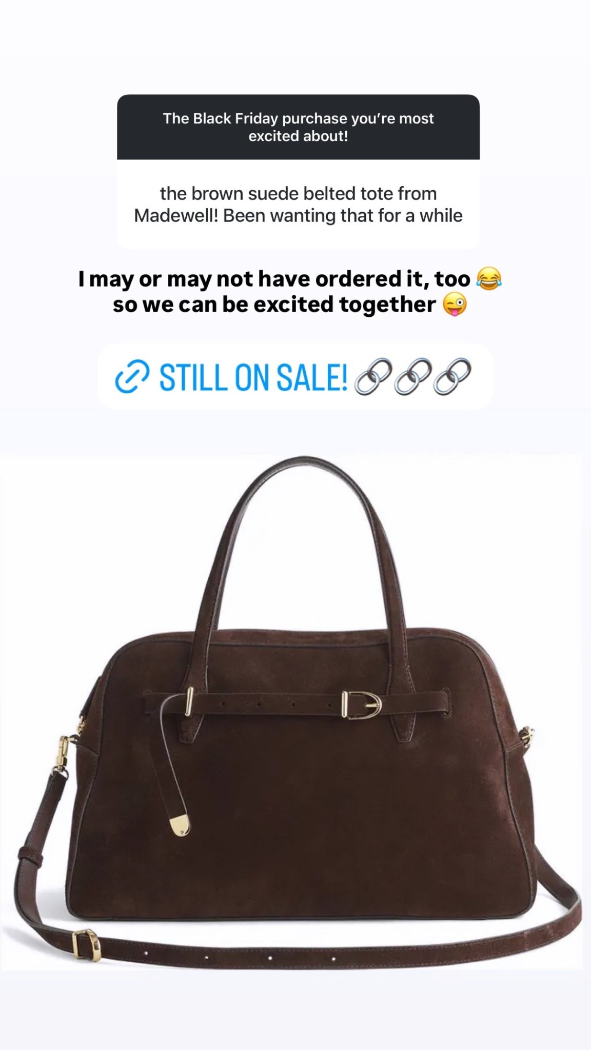 I may or may not have ordered it, too 😂 so we can be excited together 😜