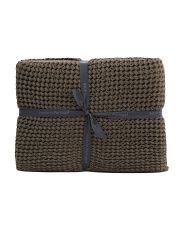 MADE IN PORTUGAL
Made In Portugal Waffle Knit End Of Bed Blanket
$49.99 – $59.99
Compare At $80 – $1 | Marshalls