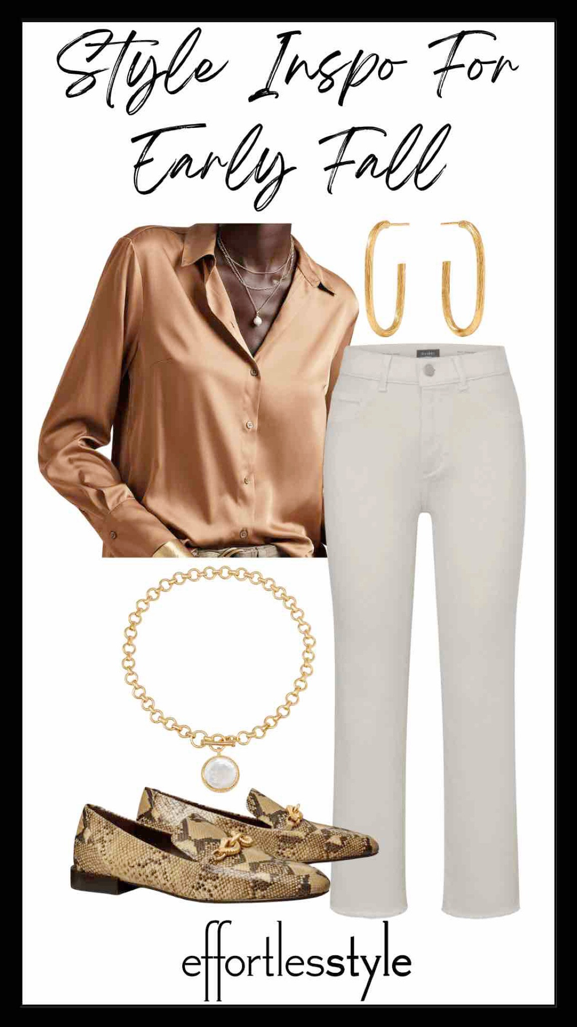 Gorgeous neutral look for fall….  And a great example of how to wear your white jeans this time of year 🤍🍂🤍

#LTKSeasonal #LTKstyletip #LTKshoecrush