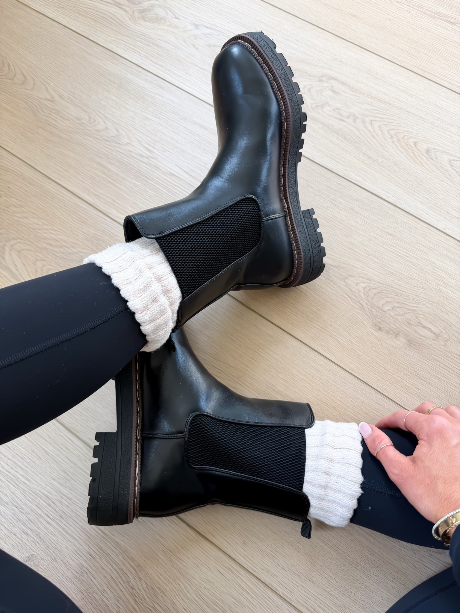 I reach for these black booties year after year + always pair them with my favorite boot socks! 🙌

#LTKootd #LTKSeasonal #LTKmomlife