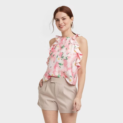 Women's Ruffle Tank Top - A New Day™ | Target