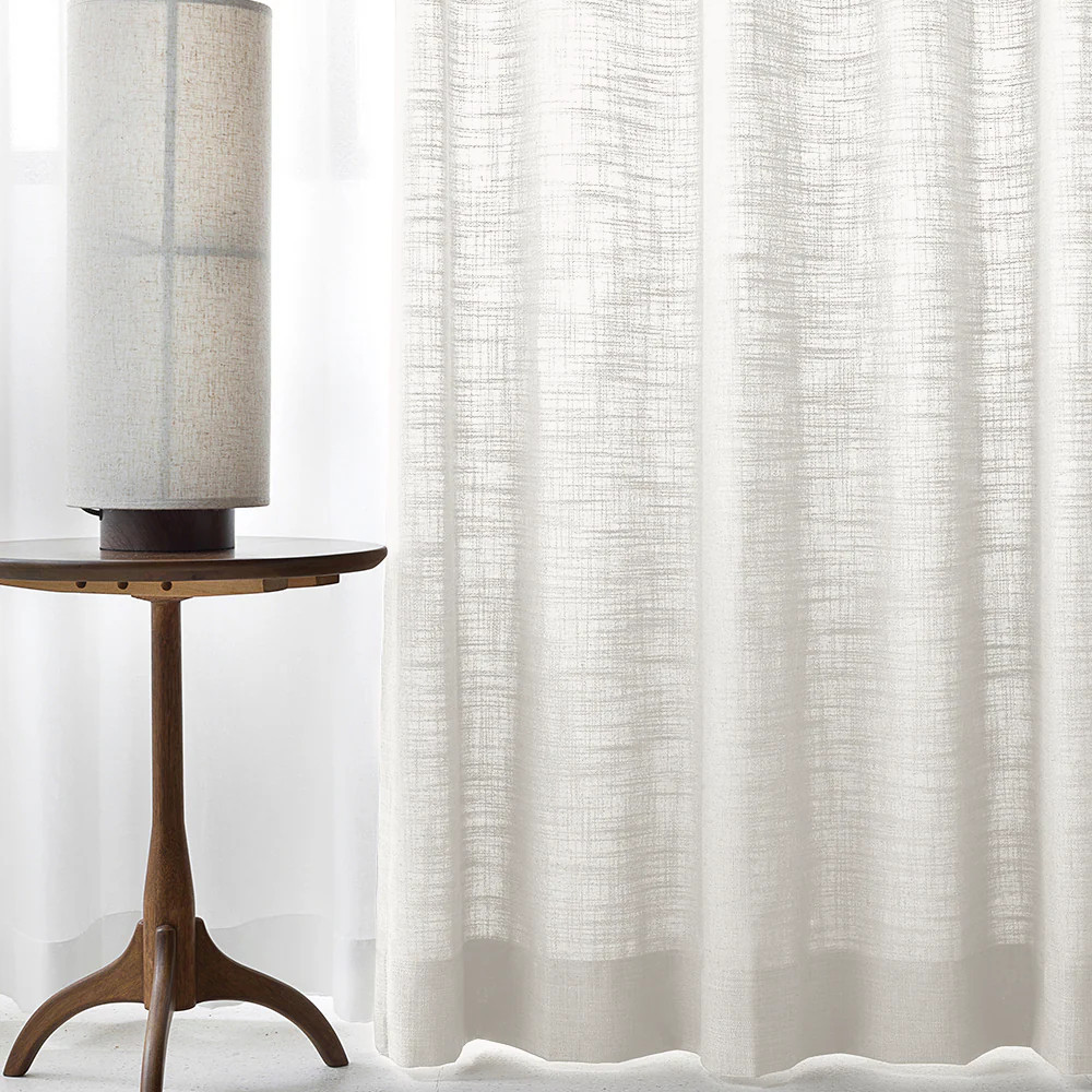 Lille Linen Curtains Drapes Pinch Pleated | Homerilla