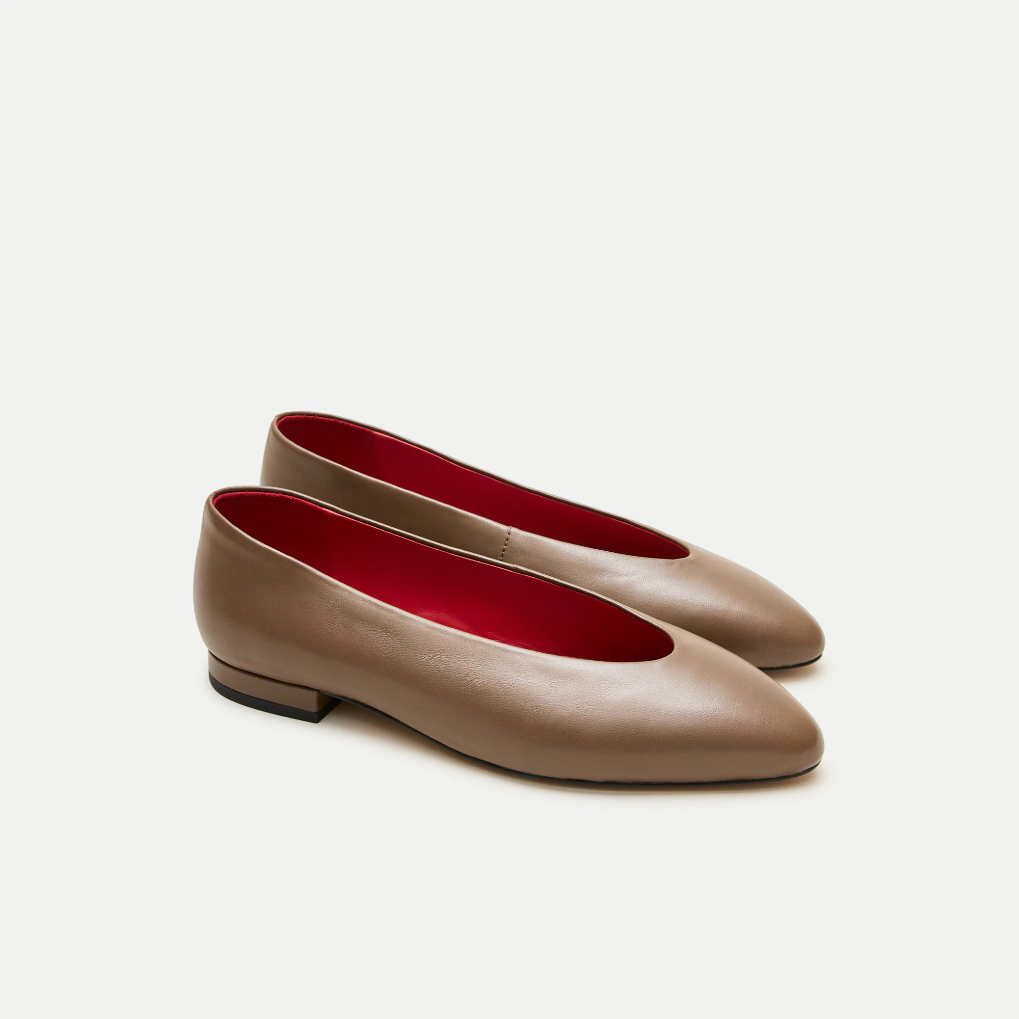 Bea ballet flats in leather | J. Crew US