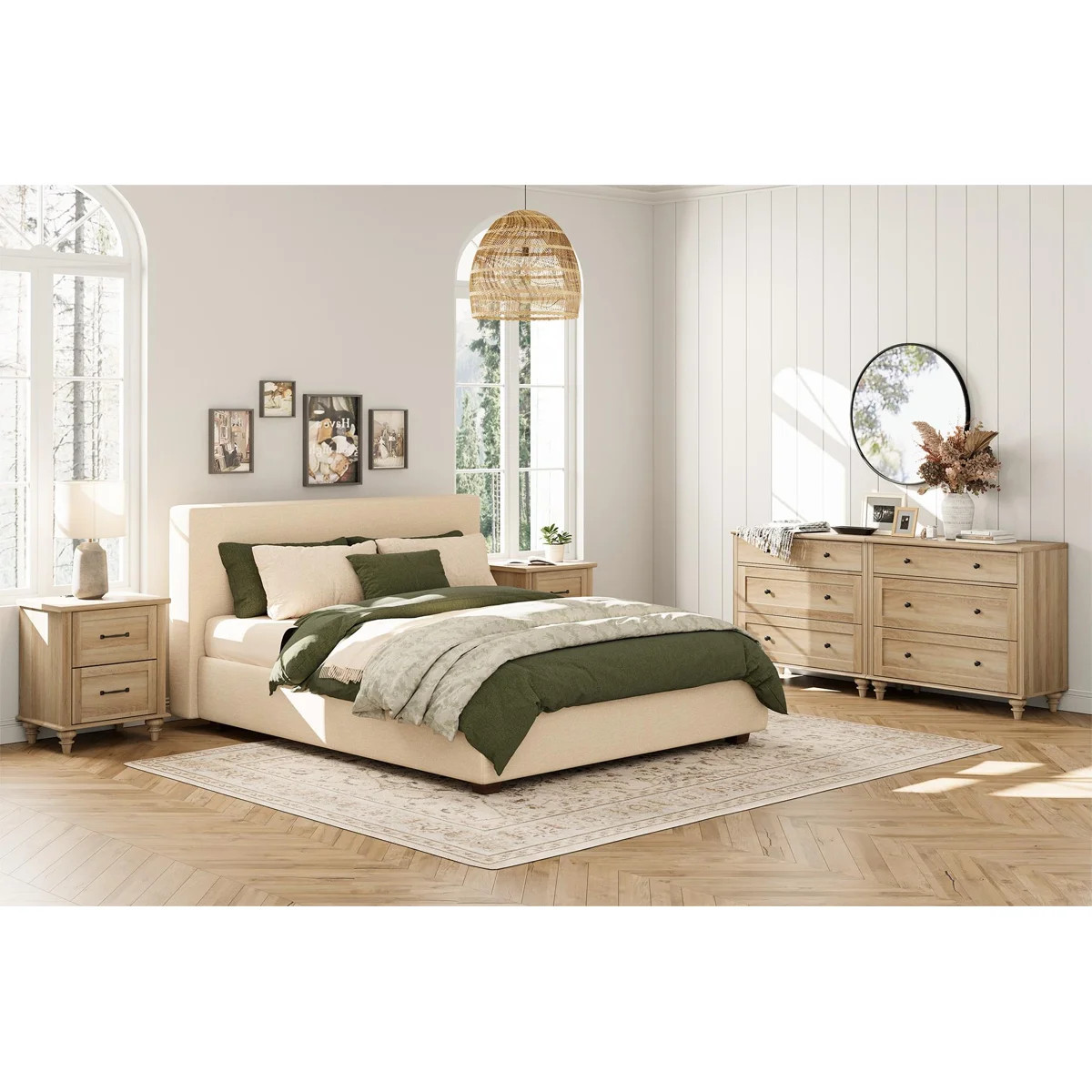 Scarlett 4 Piece Dresser And Nightstand Sets - Include Two 3 Drawer Dressers & Two Nightstands Wi... | Wayfair North America
