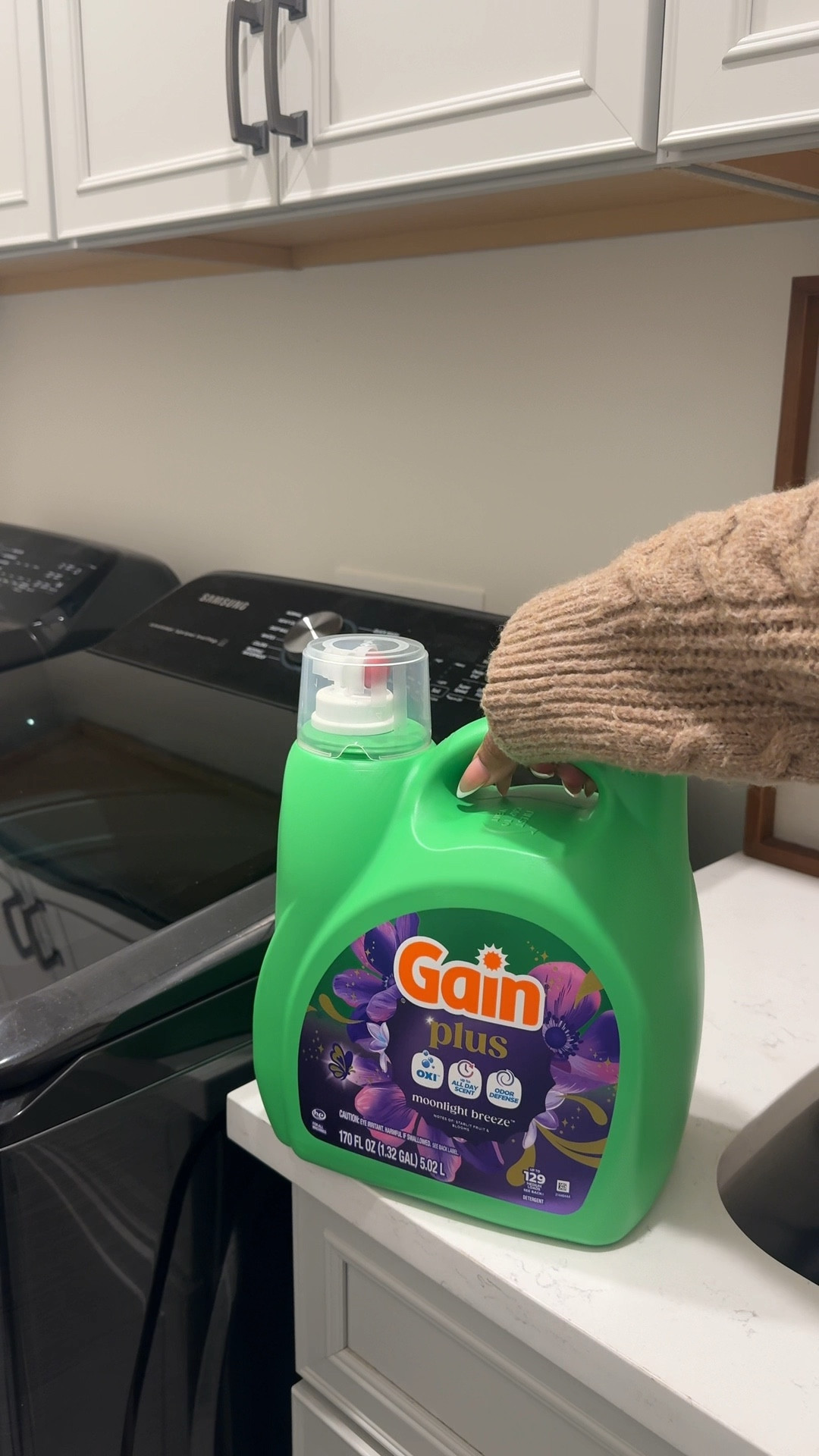 #ad Laundry day just got better with the new @ilovegain plus! My fav scent is the moonlight breeze and now the scent will last all day and blocks out odor?!? (Hello my husbands gym clothes) and not to forget that OXl is now involved! I'm obsessed and if you comment laundry I will send you the link!
#TargetPartner #targetstyle, #gain, #ilovegain
 @target
#liketkit@shop.ltk 