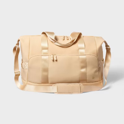 Faux Neoprene Weekender Bag - All In Motion™ Tan | Target