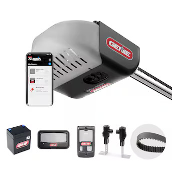Genie 3/4 HPc Revolution Smart Compatible Belt drive Garage Door Opener Wi-Fi Compatibility and B... | Lowe's