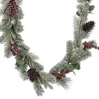 6ft. Snowy Red Berry & Pinecone Garland by Ashland® | Michaels | Michaels Stores