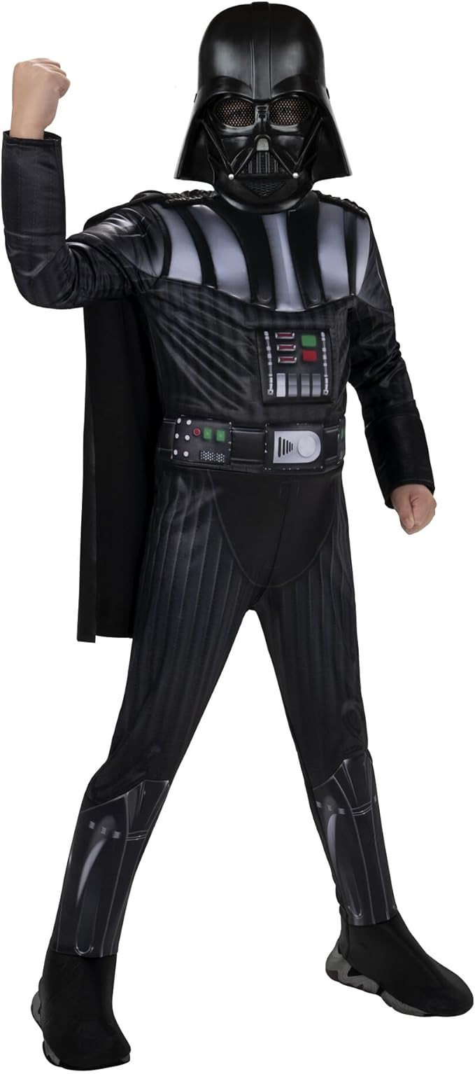 Star Wars Darth Vader Official Youth Costume - Premium Quality Padded Jumpsuit with Plastic Mask ... | Amazon (US)