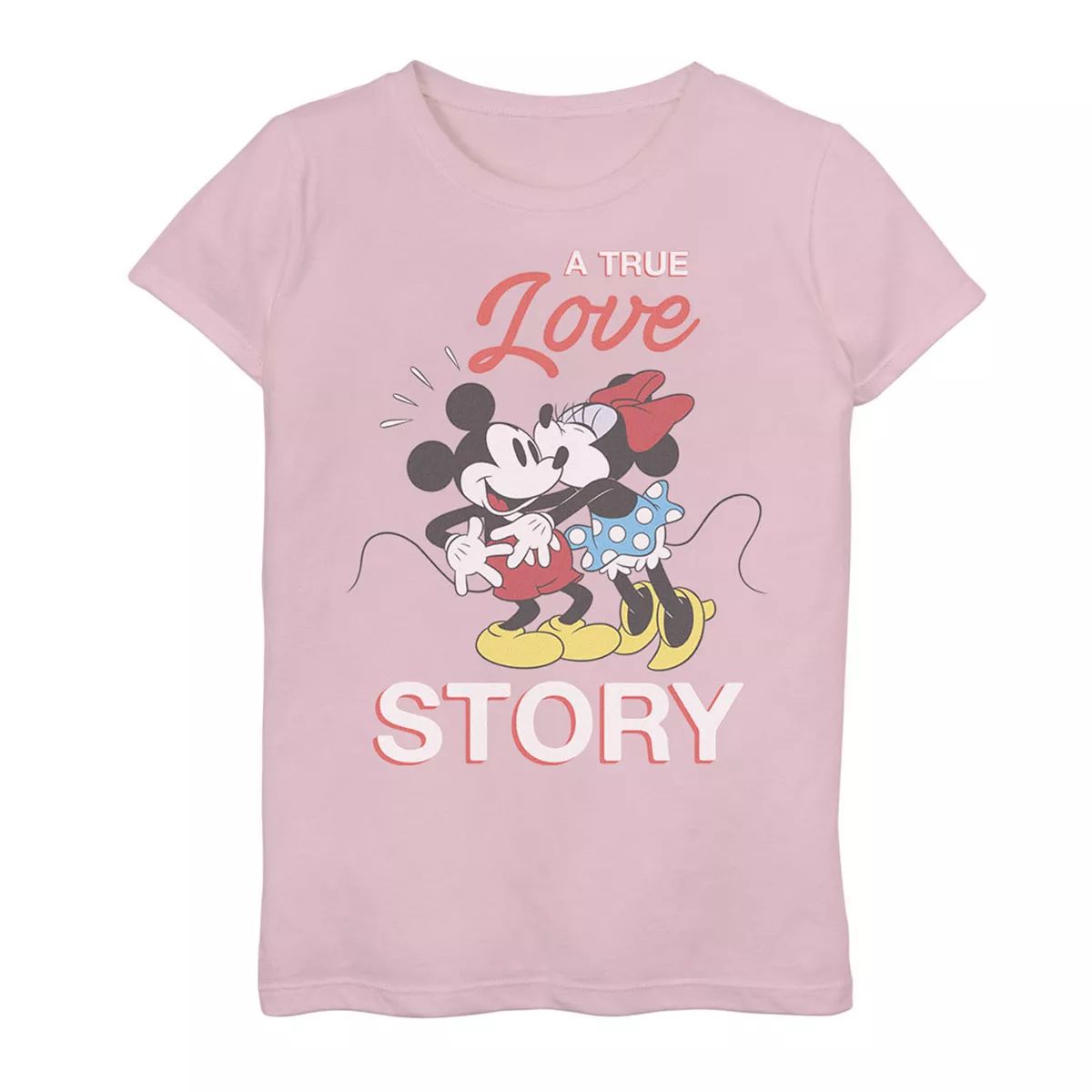 Girls 7-16 Disney Mickey & Minnie Mouse "Love Story" Graphic Tee | Kohl's