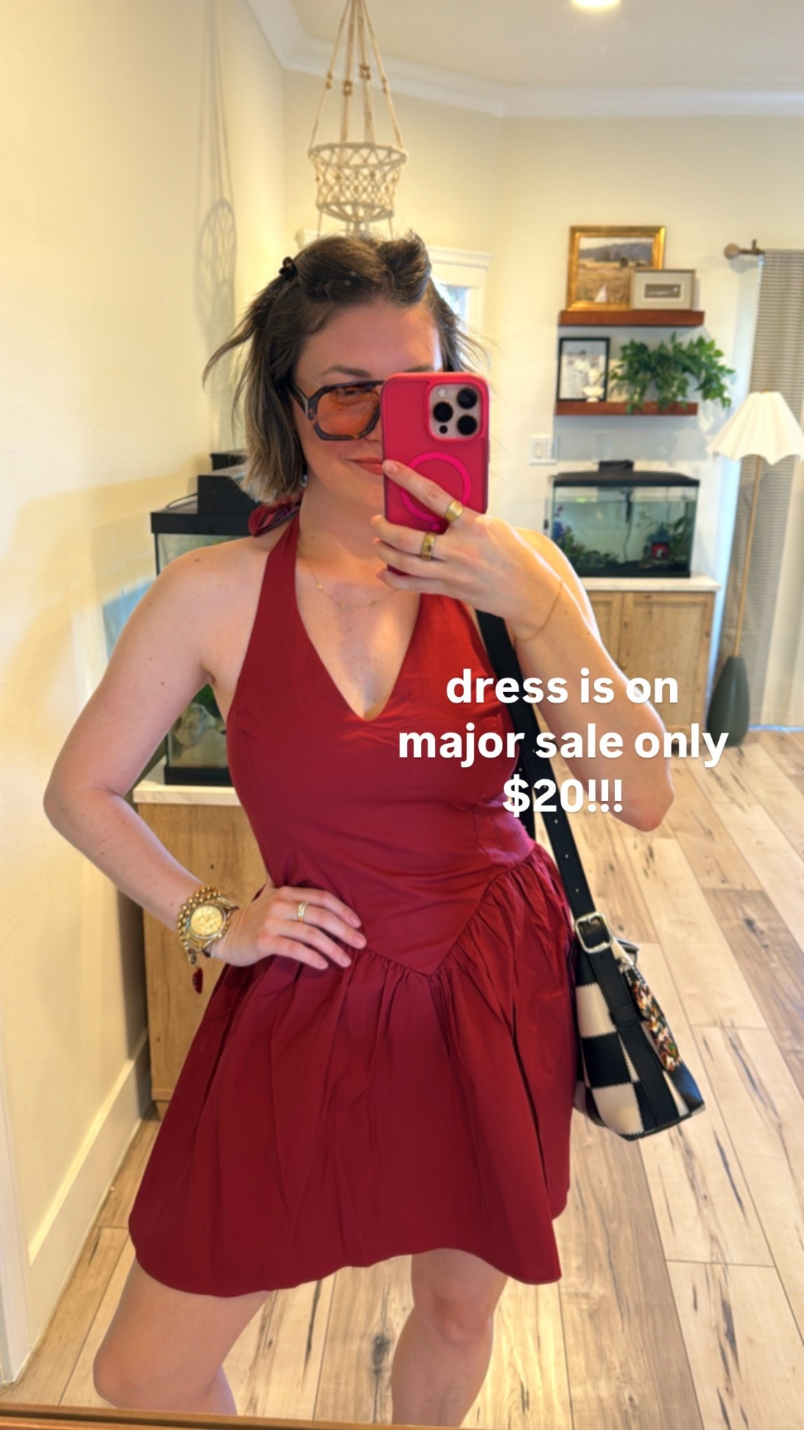 OBSESSED with this halter dress - on sale from Target 🎯🎯 bust friendly, TTS 

#LTKFindsUnder50 #LTKSeasonal #LTKSaleAlert