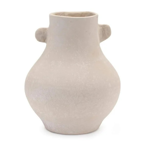 Melrose International LLC Vase 8"D x 9.75"H Recycled Paper/Chalk Powder | Walmart (US)