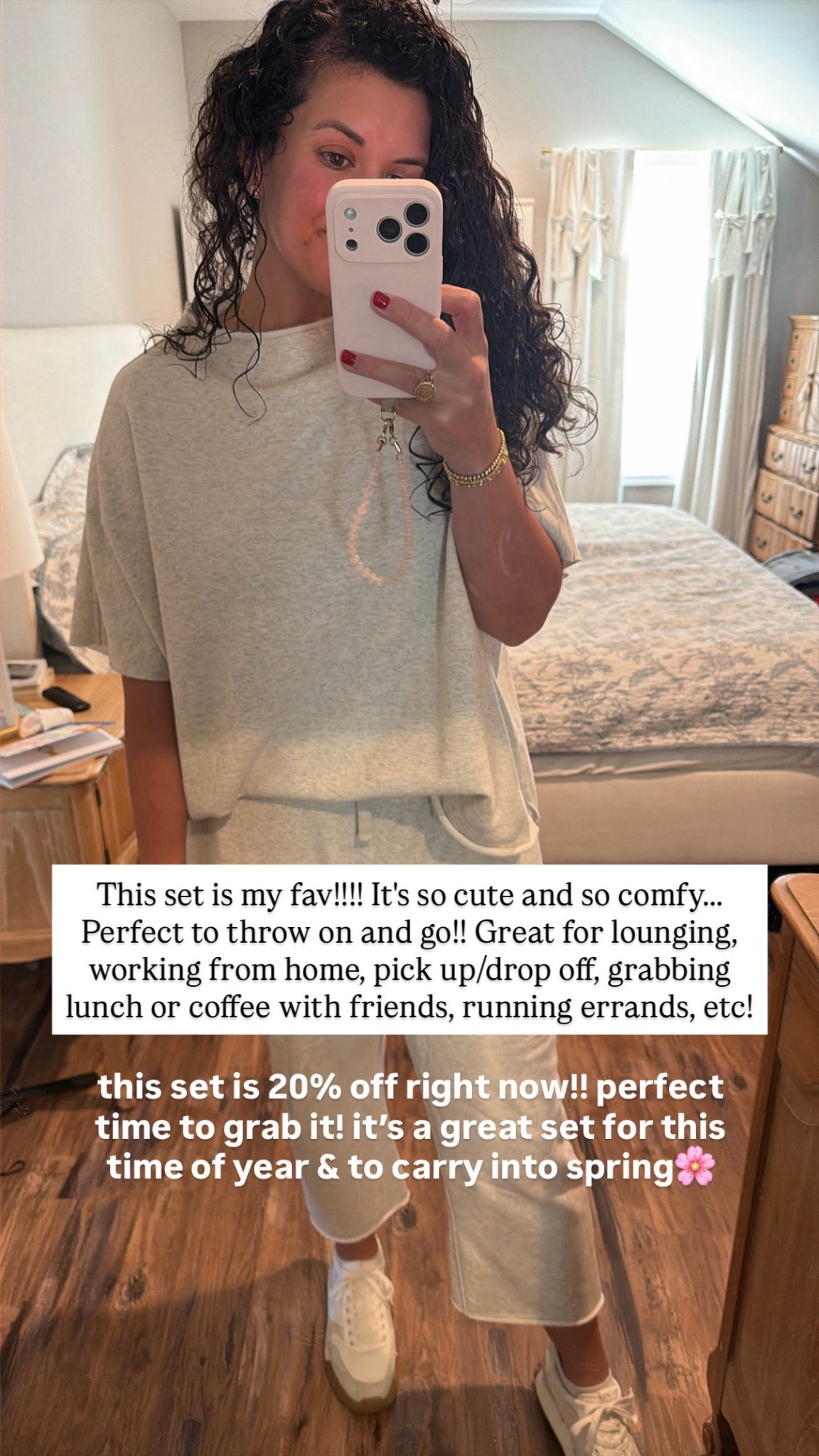 This set is my fav!!!! It's so cute and so comfy... Perfect to throw on and go!! Great for lounging, working from home, pick up/drop off, grabbing lunch or coffee with friends, running errands, etc!

It’s 20% off right now🎉 perfect time to grab it and wear it now and into spring🌷 

#amazonfinds #amazon #amazonstyle #amazondeals #amazondress #amazondresses #amazonfashionfinds #amazonfashion #under50 #sets #2pieceset #spring #springstyle #comfyandcute #comfyandchic #momstyle #momfit #momlife #everydaystyle #sale #salealert #majorsale #deal #dealoftheday 

#LTKootd #LTKmomlife #LTKSaleAlert