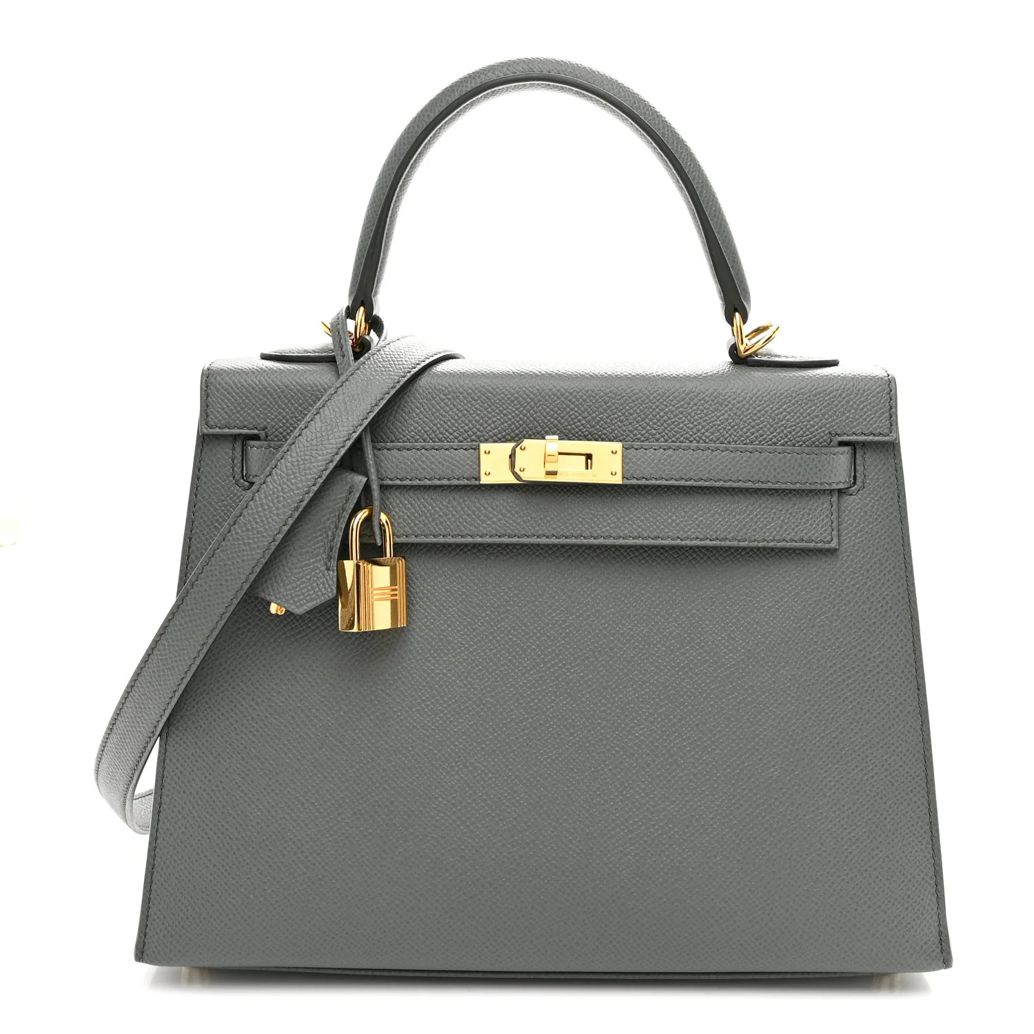 Epsom Kelly Sellier 25 Vert Amande | FASHIONPHILE (US)