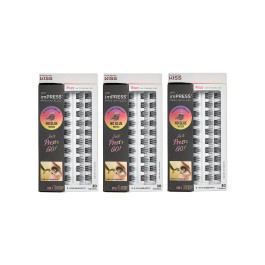 imPRESS Press-On Falsies 3-Pack  Wispy - 90 Clusters | KISS, imPRESS, JOAH