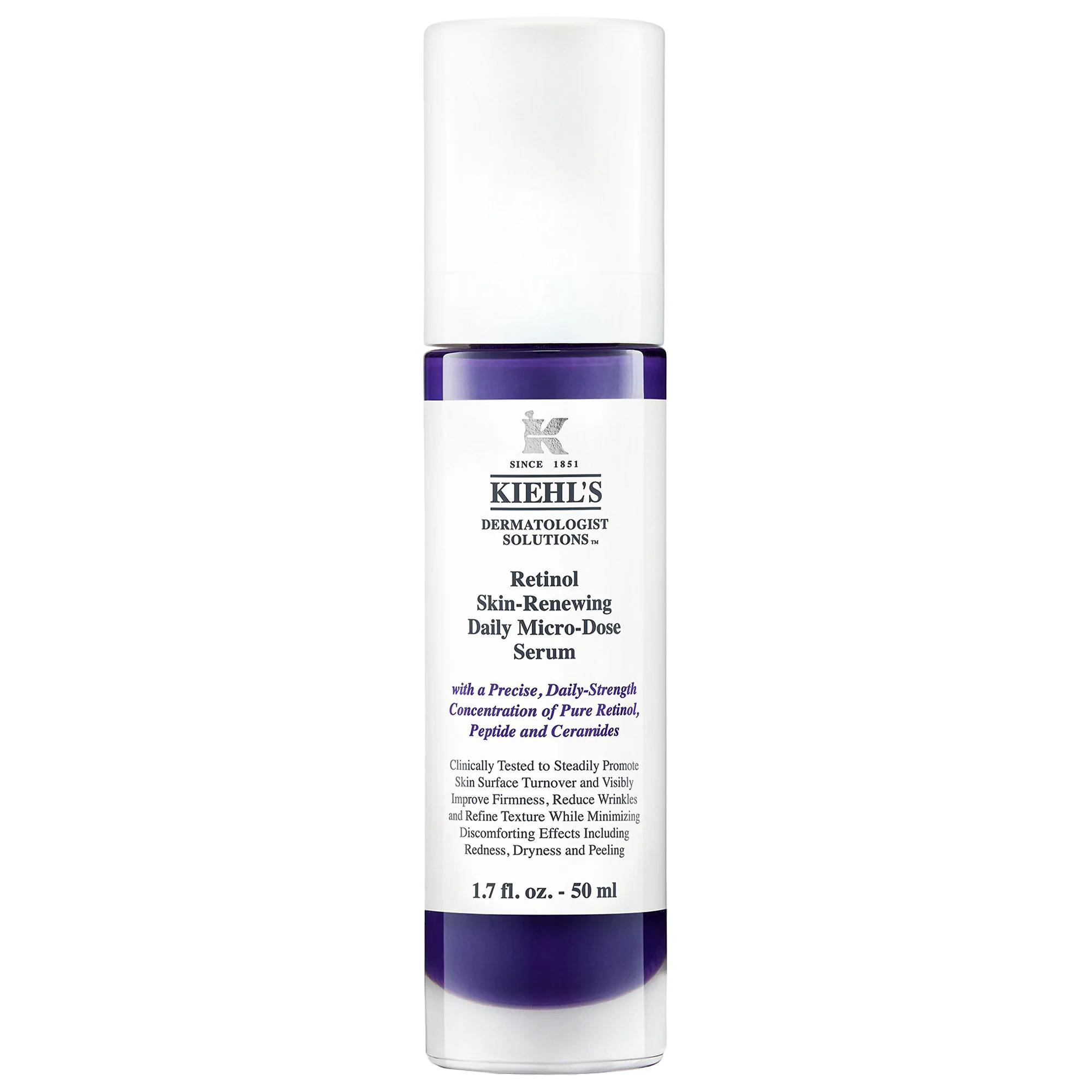 Kiehl's Since 1851 Micro-Dose Anti-Aging Retinol Serum with Ceramides & Peptide 1.7 oz/50 ml | Sephora (US)