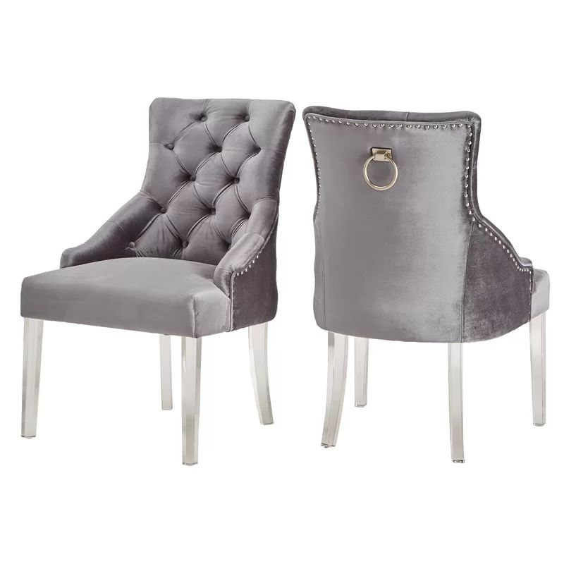Seville Upholstered Dining Chair (Set of 2) | Wayfair North America