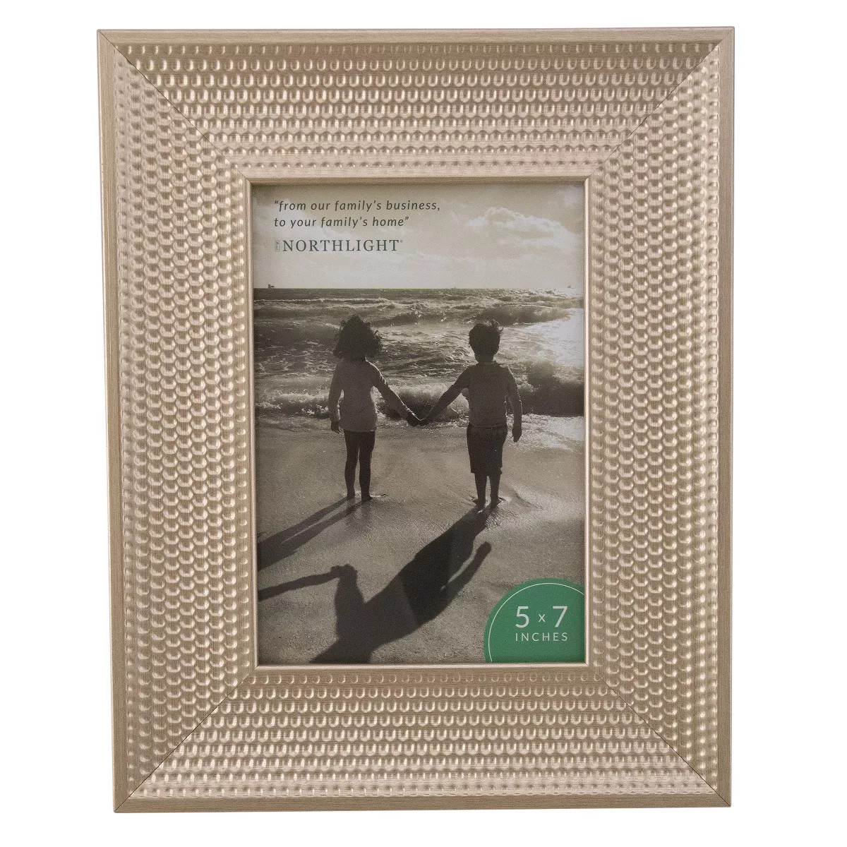 Northlight 5" x 7" Champagne Gold Honeycomb Rectangular Photo Frame 10.25" | Target