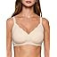 Women's Wireless Push Up Bra Scalloped No Underwire Comfortable Bras Full Coverage Seamless Tshir... | Amazon (US)