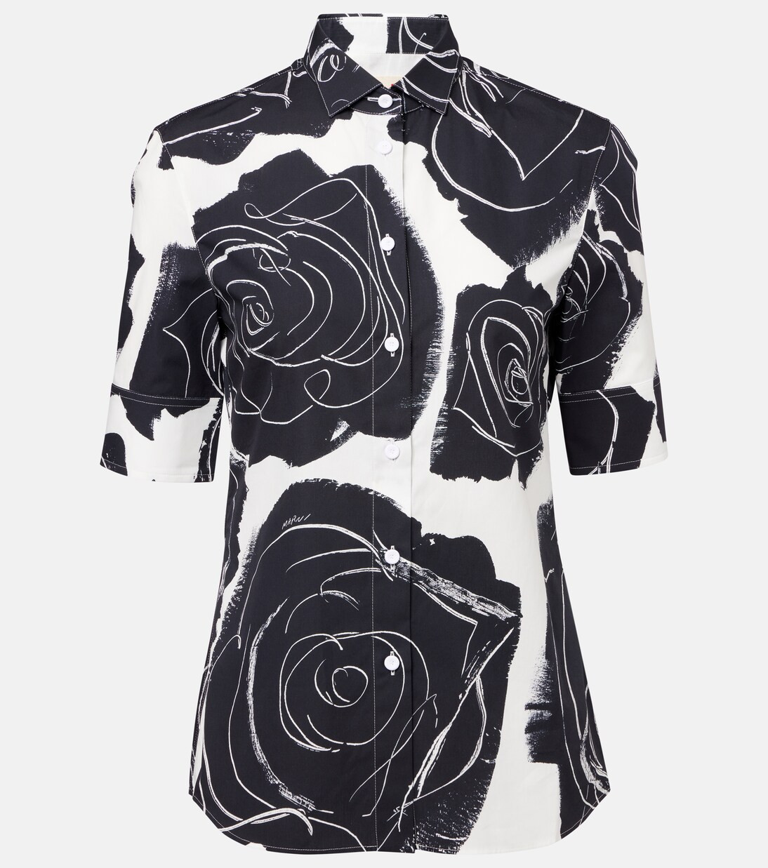 Floral cotton poplin shirt | Mytheresa (US/CA)