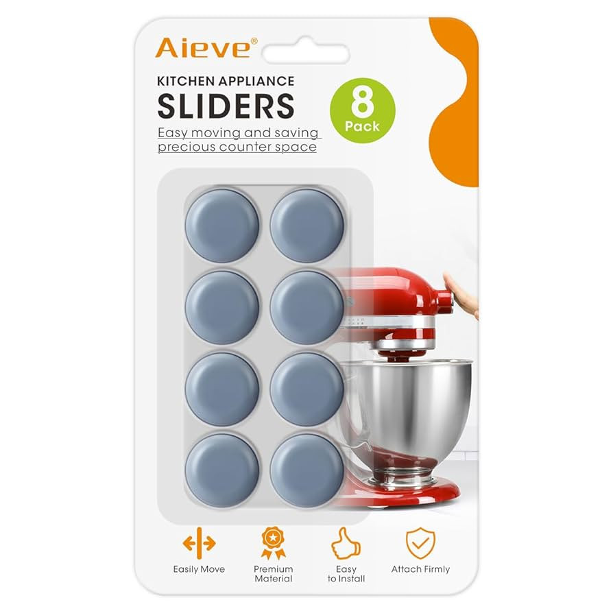 Aieve Appliance Sliders, 8 Pcs Small Appliance Slider for Countertop, Self Adhesive Home Finds Ca... | Amazon (US)