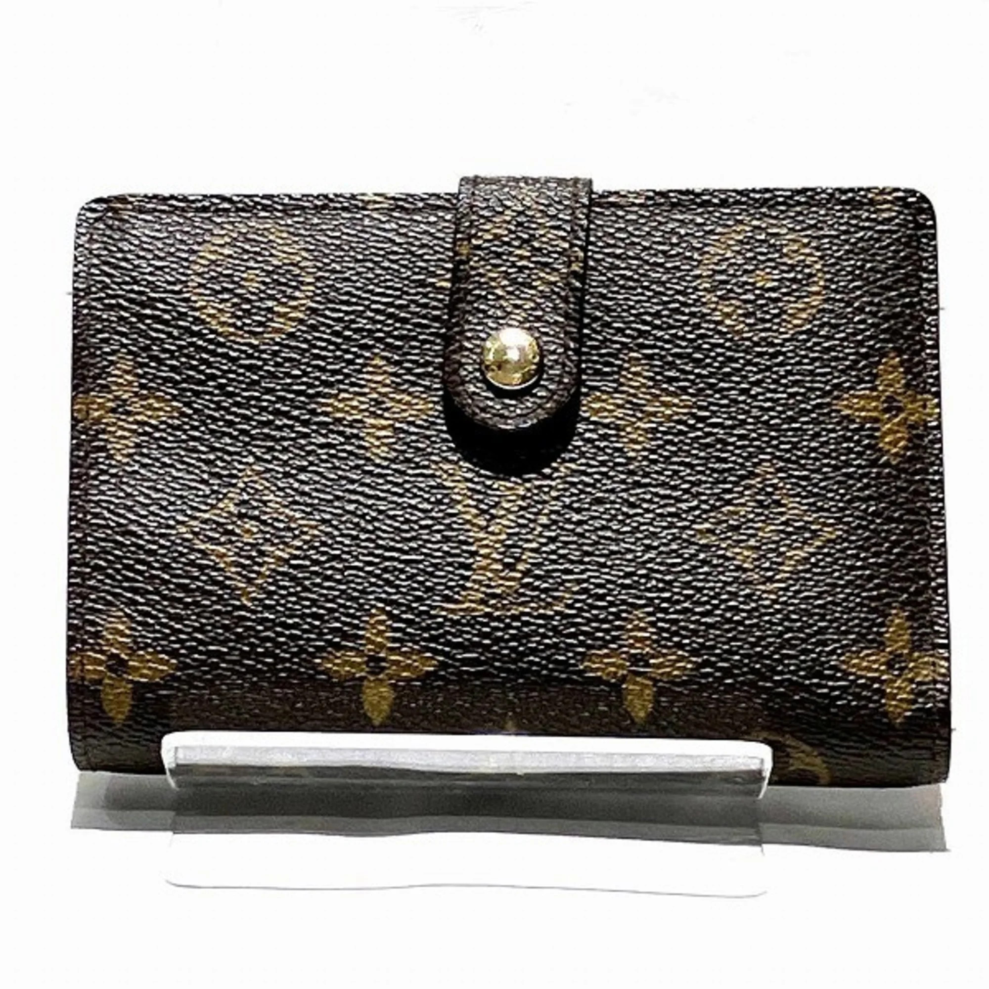 Pre-Owned Louis Vuitton Monogram Portefeuille Viennois M61674 Clasp Bifold Wallet Men's Women's (... | Walmart (US)