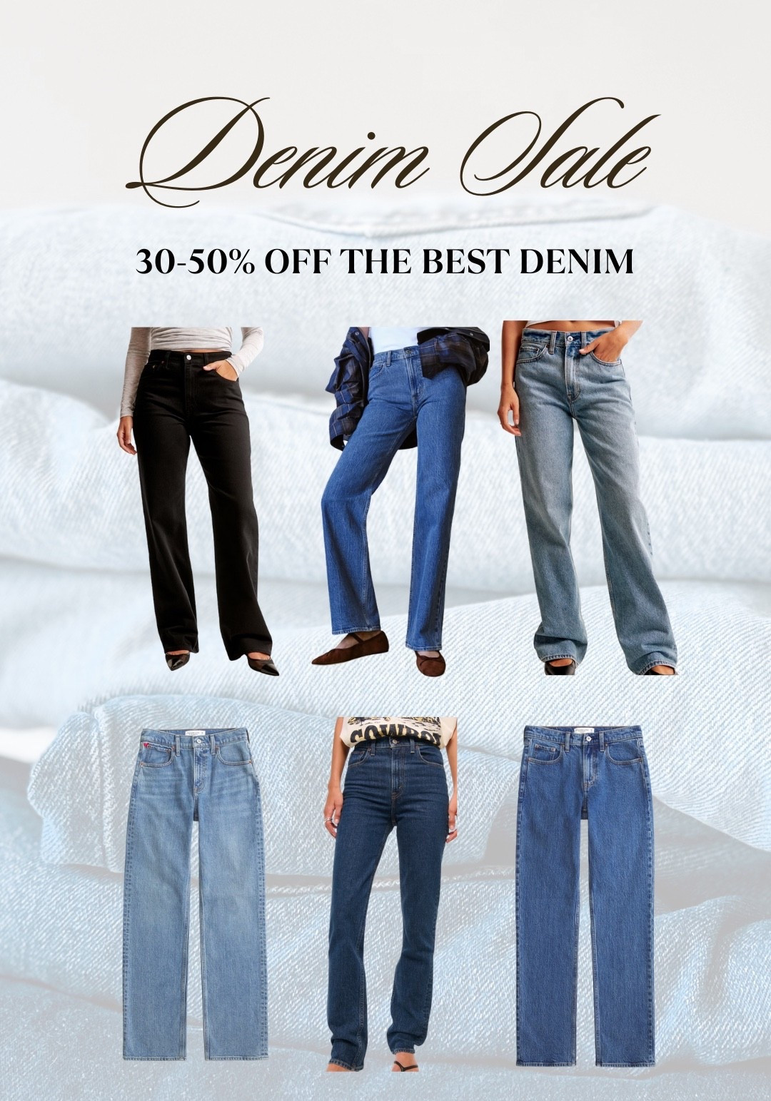PSA: our favorite denim is on MAJOR SALE!

These always sell out FAST & this is the best deal you can grab them at all year—so I recommend stocking up on your fall styles now! 

All denim is 30-50% off PLUS there’s a stackable code you can use  (AFKATHLEEN) for an EXTRA
15% off of Abercrombie's denim sale!

#LTKFindsUnder50 #LTKFindsUnder100 #LTKStyleTip