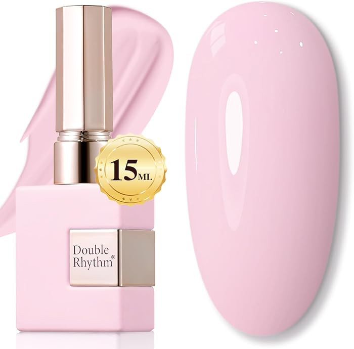 Double Rhythm 15ML Gel Nail Polish Pure Sheer Same Color Same Bottle Soak Off Gel Polish Art Mani... | Amazon (US)