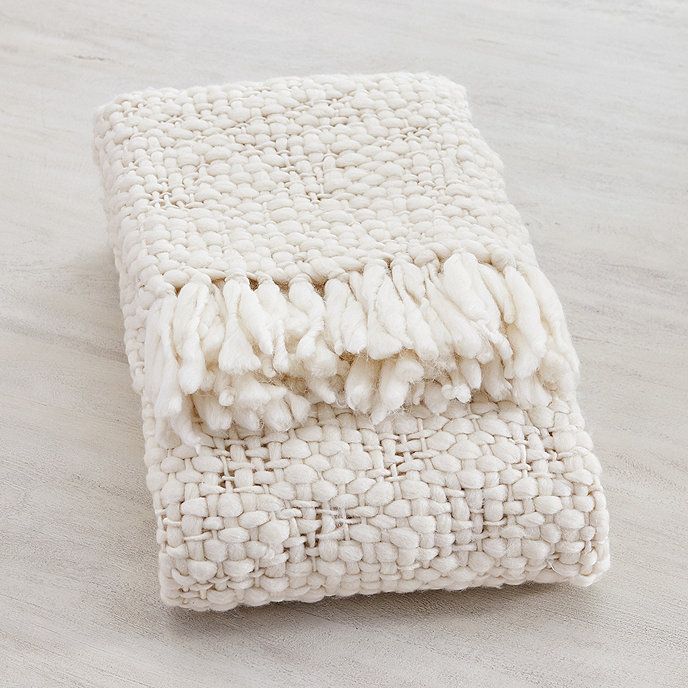 Moab Chunky Knit Throw Blanket | Ballard Designs, Inc.