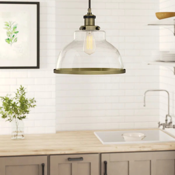 Reidsville 1 - Light Single Dome Pendant | Wayfair Professional