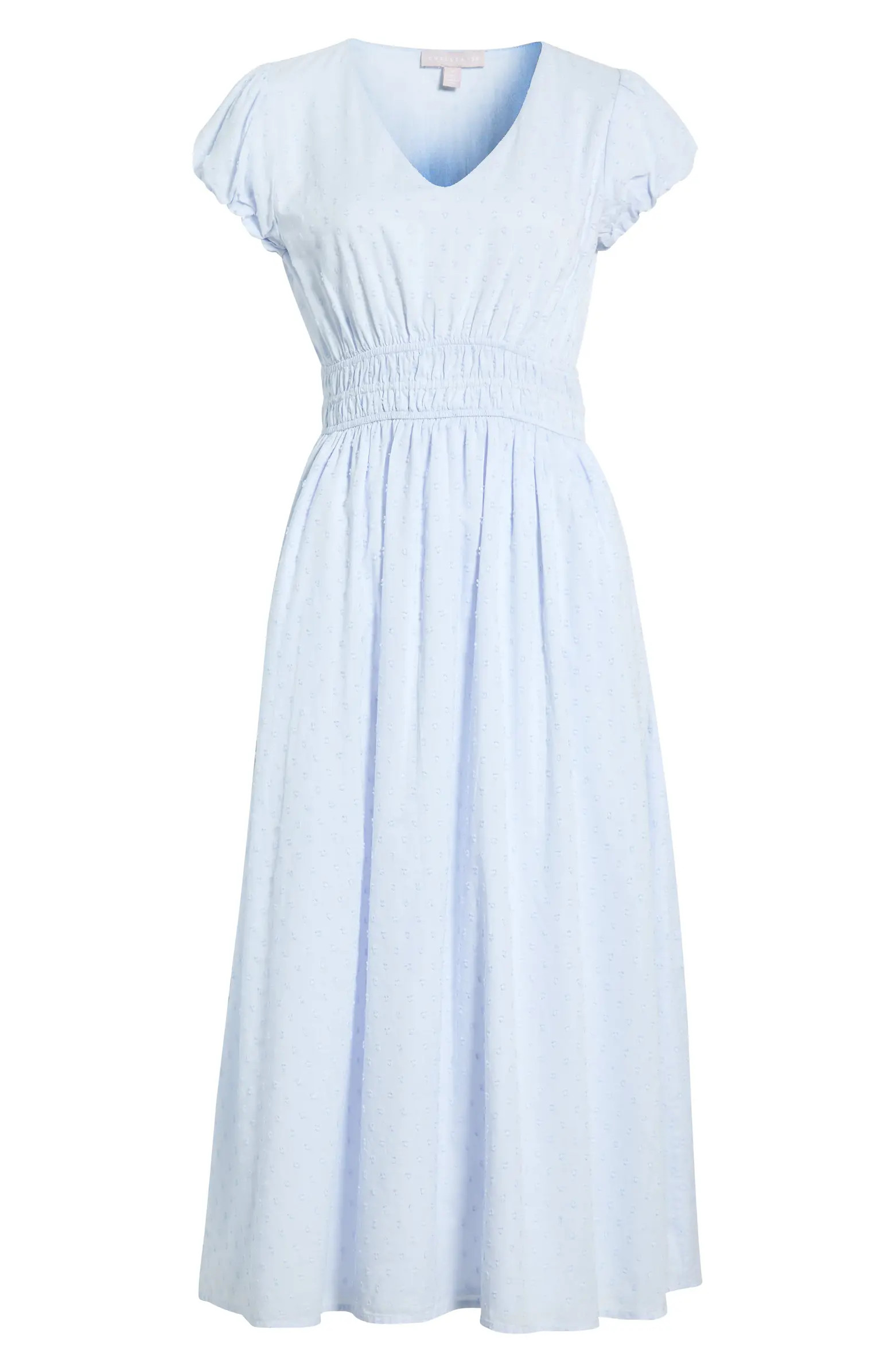 Chelsea28 Puff Sleeve Midi Dress | Nordstrom | Nordstrom