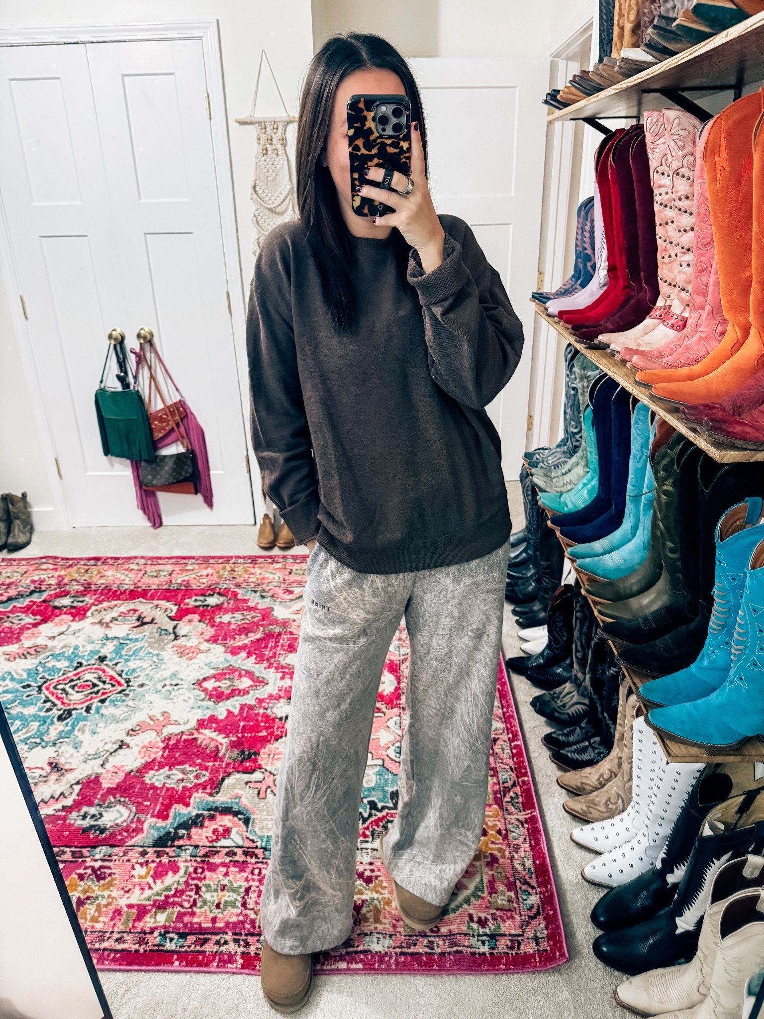 Winter outfit idea - camo sweatpants in a medium and a Walmart pullover sweatshirt in a medium - look for less shoes from Amazon 

#LTKootd #LTKFindsUnder50 #LTKgrwm