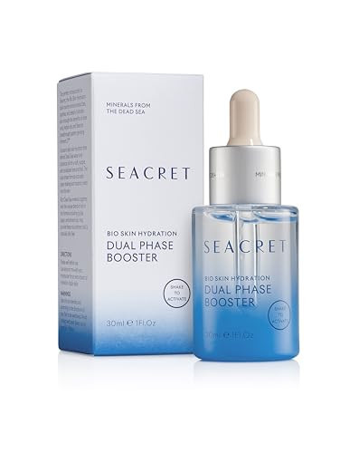 SEACRET Minerals Bio Skin Hydration Dual Phase Booster Facial Serum, Dead Sea Minerals, Jojoba, Argan, and Almond oils Deeply Hydrate, Daily Use, 1 Fl Oz / 30 ml | Amazon (US)