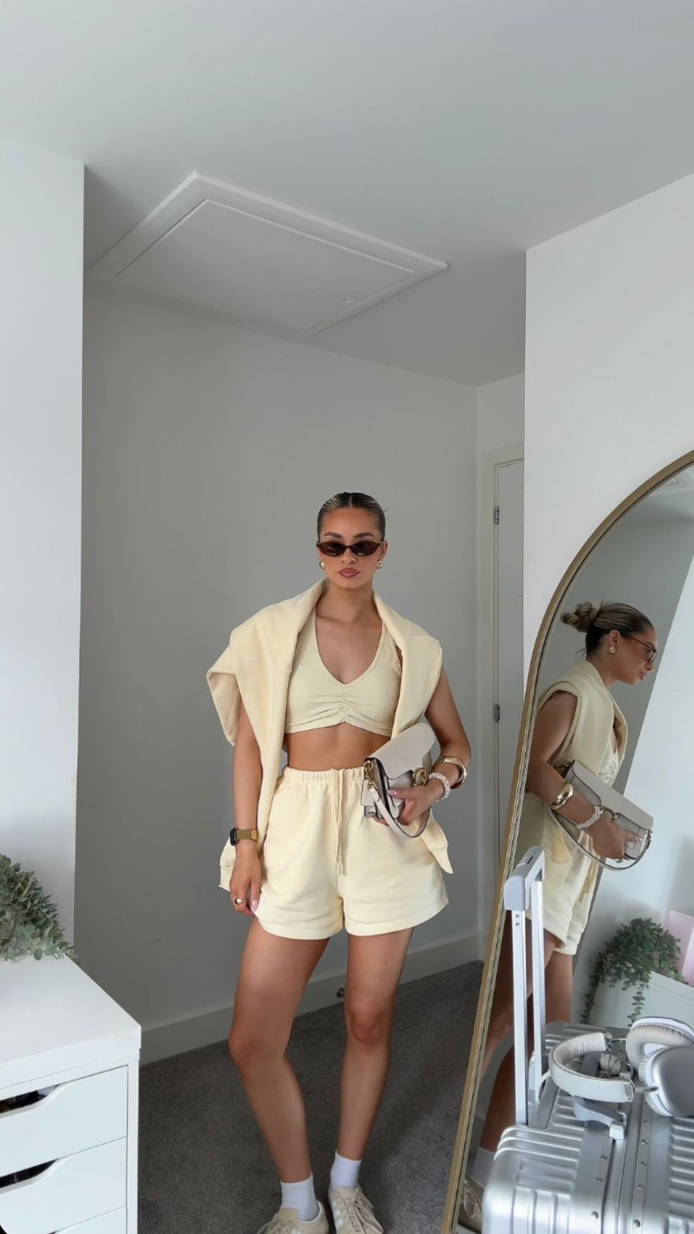 DISCOUNT CODE RUTH20 Airport outfit - yellow co ord - spring fashion - gym king - fashion - summer outfit 

#LTKspring #LTKuk #LTKsummer