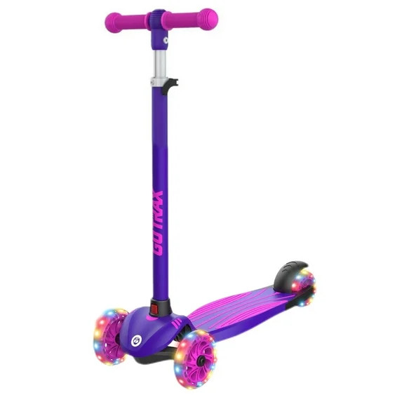 GOTRAX KS1 Kids Kick Scooter, Toddler Scooter 3 Wheel with LED Lighted, 3 Adjustable Handlebars, ... | Walmart (US)