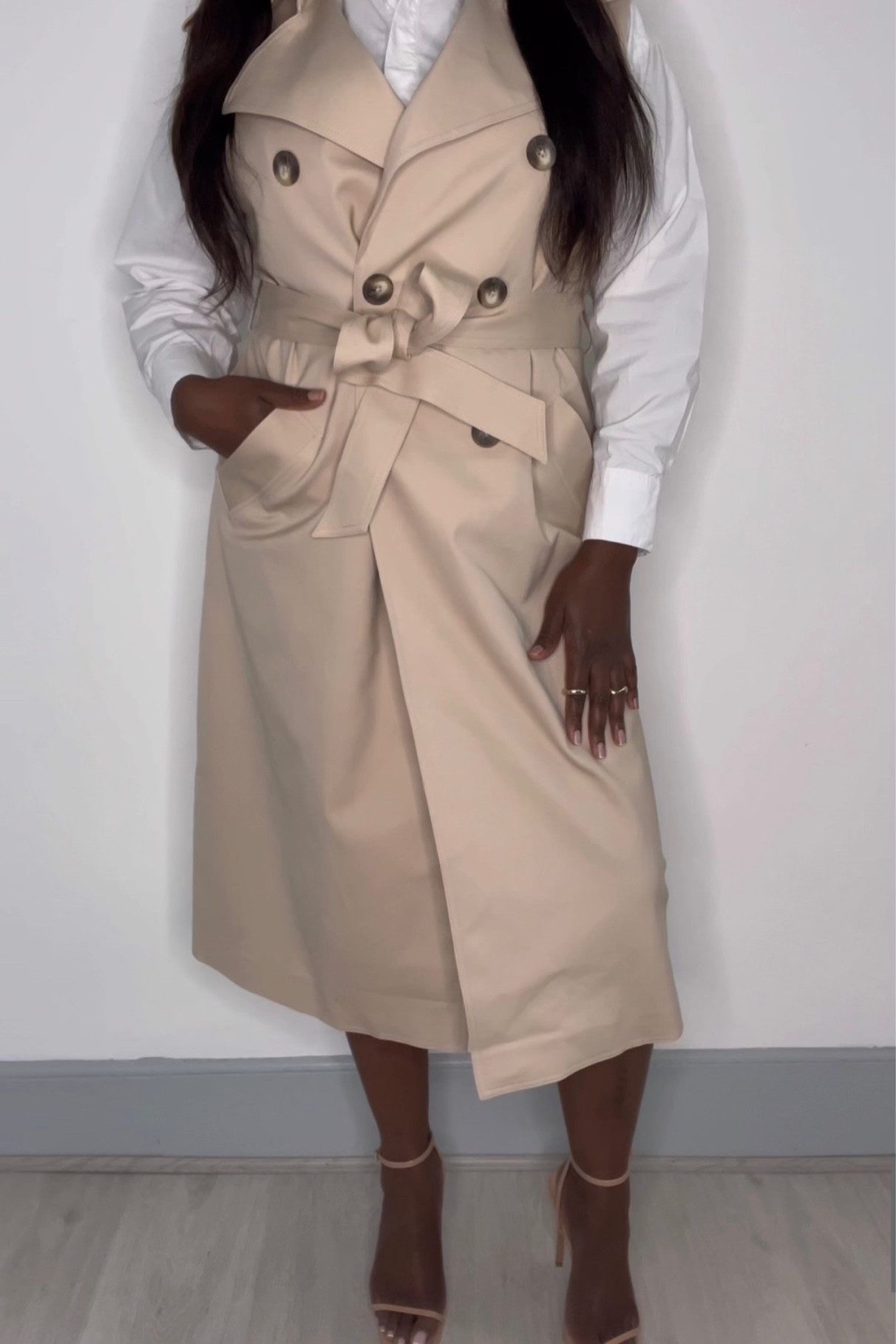 Sleeveless trench😍

#LTKstyletip #LTKSeasonal #LTKcurves