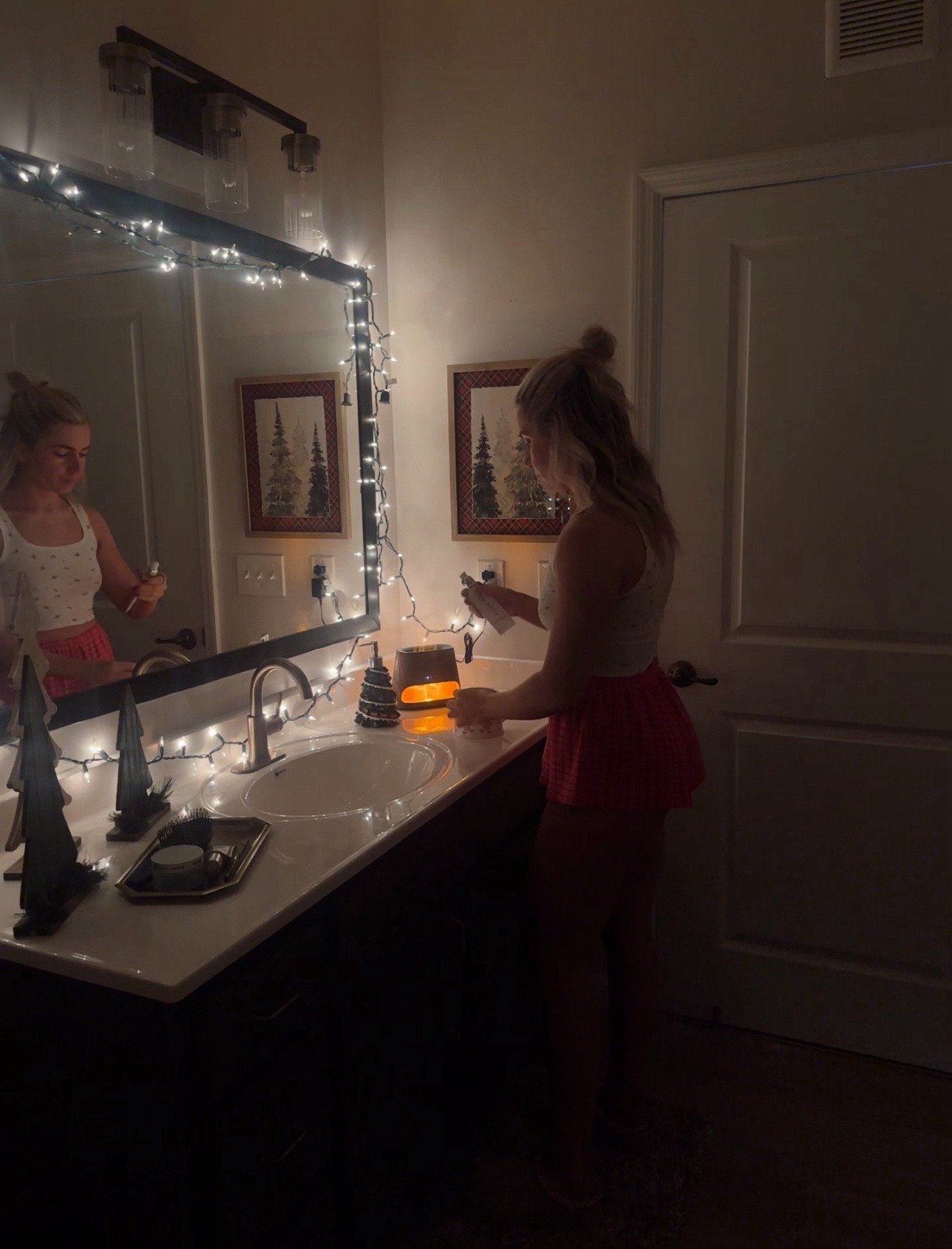 morning routine ❤️💫🧴 shorts are Brandy Melville! 