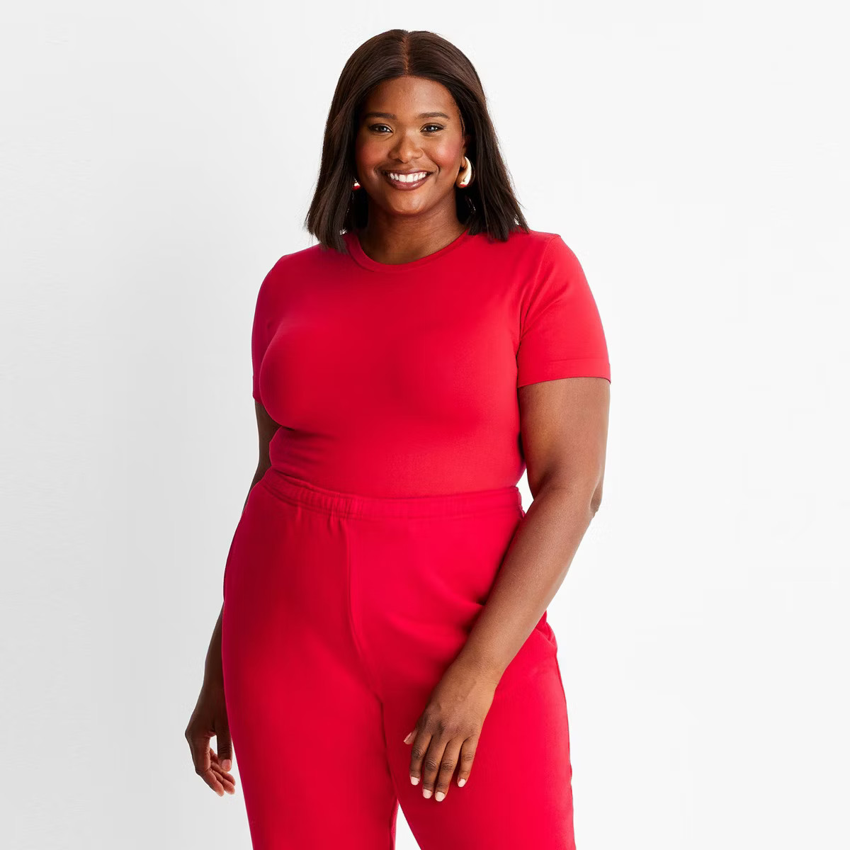 Women's Slim Fit Short Sleeve Baby T-Shirt - A New Day™ | Target