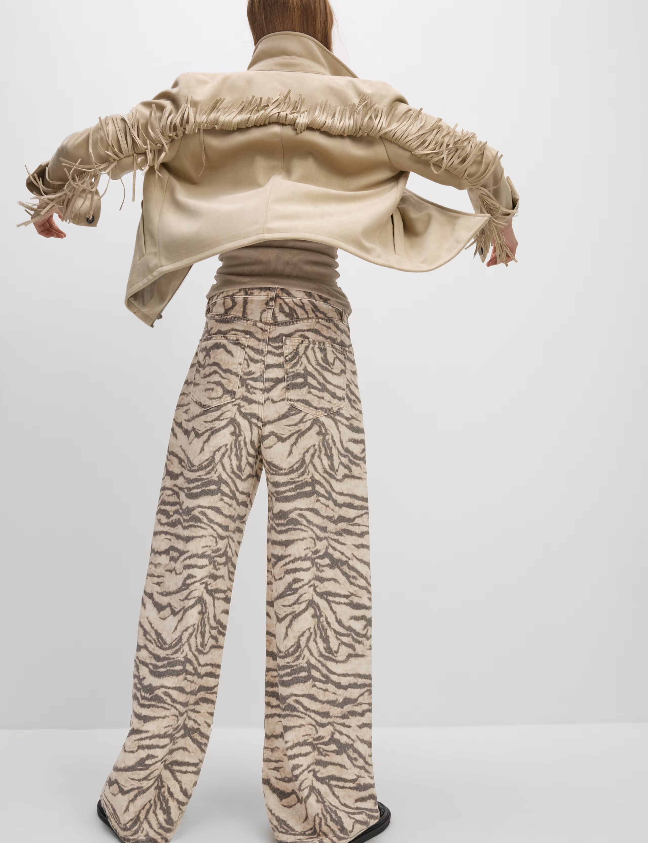 Animal Print Wide Leg Jeans | Marks & Spencer (UK)