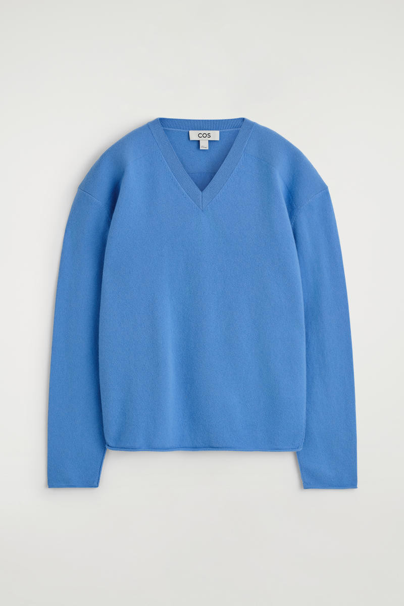 Merino Wool V-Neck Sweater | COS (US)