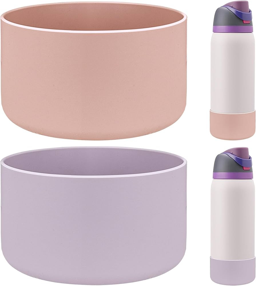 HEYSKAY 2PCS Silicone Boot for Owala Flask Water Bottle Anti-Slip Protective Sleeve for Owala Twi... | Amazon (US)