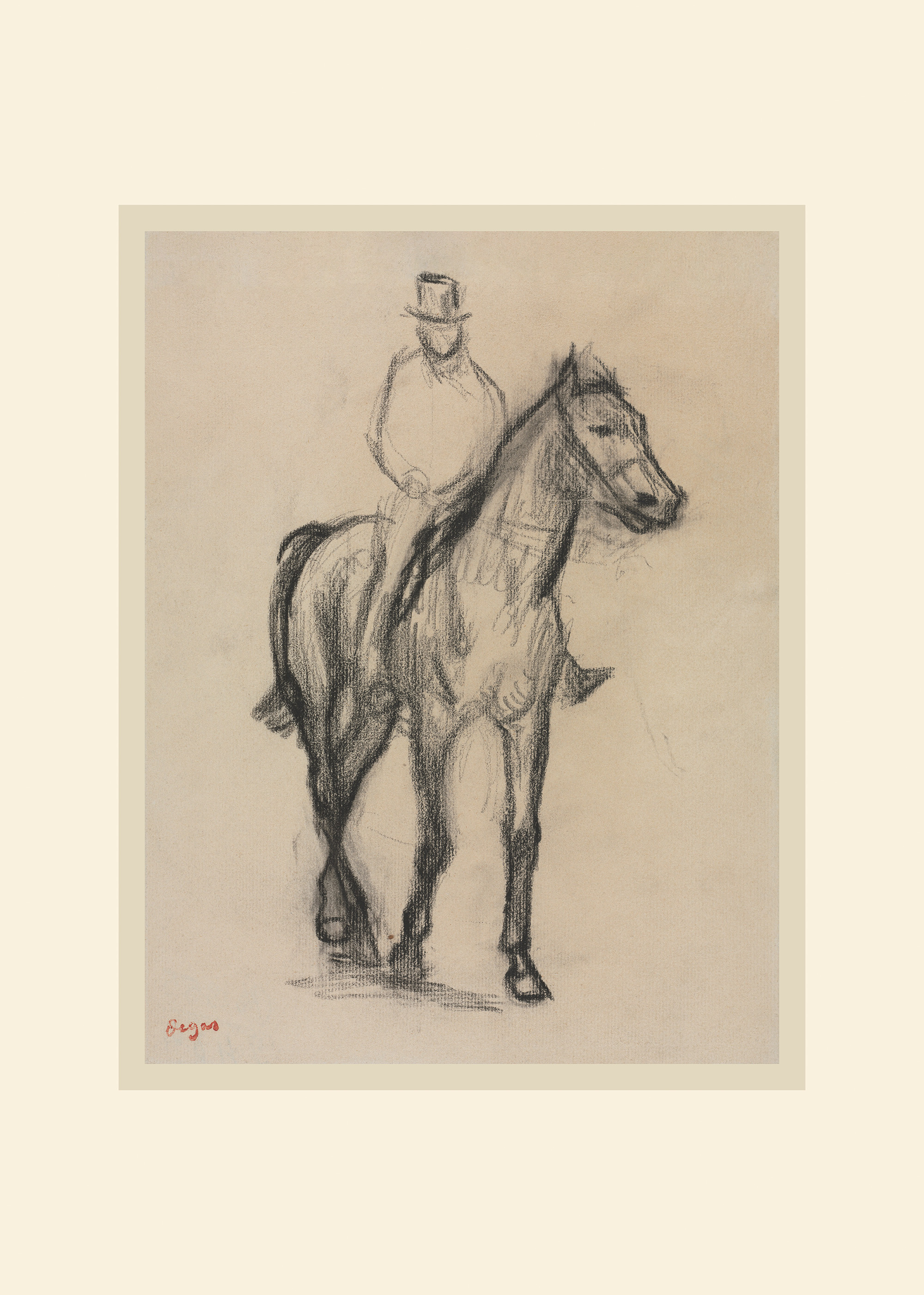 Edgar Degas - Horse and Rider Print | Desenio