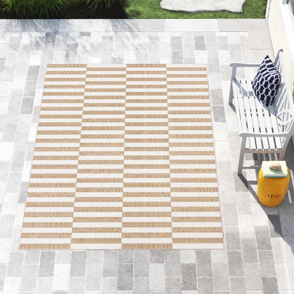 Robinson Striped Indoor / Outdoor Rug | Wayfair North America