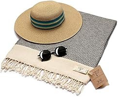 Smyrna Vintage Series Original Turkish Beach Towel | 100% Cotton, Prewashed, 37 x 71 Inches | Tur... | Amazon (US)