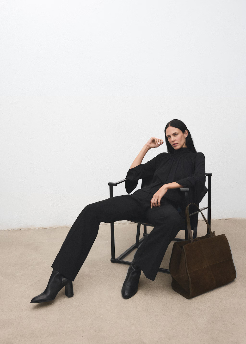 Suede leather shopper bag | Mango (US/MX/AU)