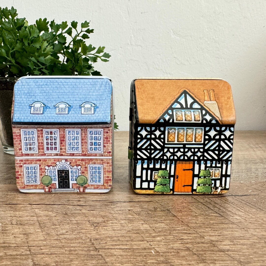 Vintage MINIATURE House Tins CHOICE 2 1/2t Georgian Doll's House Hunkydory Design Elite Gift Boxe... | Etsy (US)